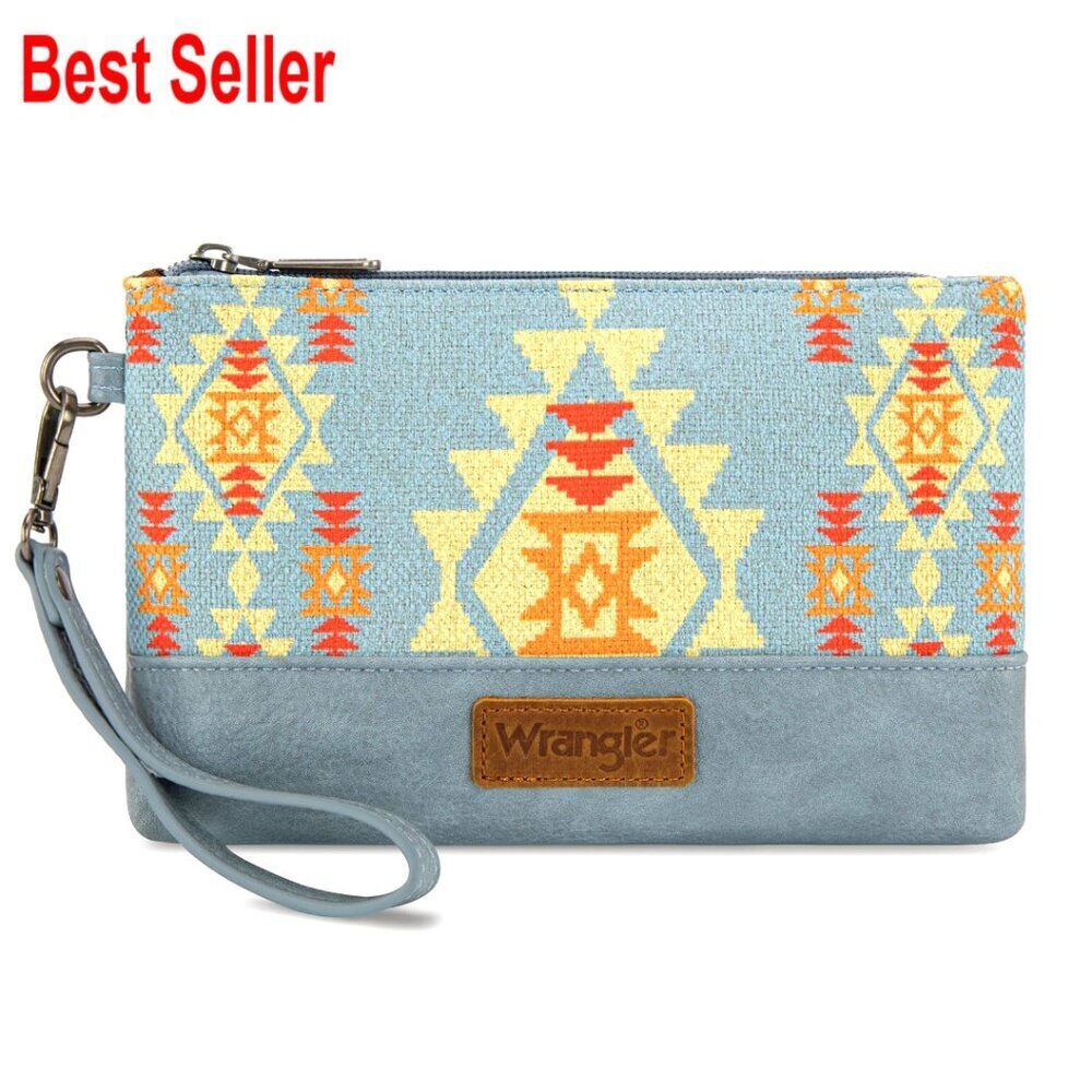 Large PU Leather Wristlet Wallet with Detachable Strap for Essentials